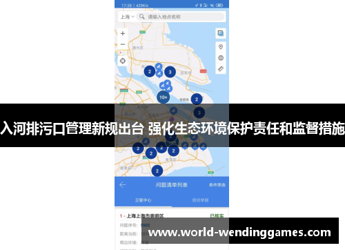 入河排污口管理新规出台 强化生态环境保护责任和监督措施